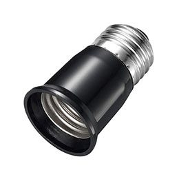 YAZAWA 【50個セット】 YAZAWA ランプアダプタ口金E26 SF1011X50