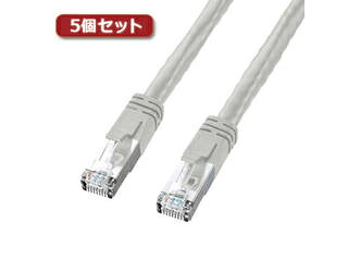 サンワサプライ 【5個仕掛ける】 サンワサプライ PoECAT6ローカルエリアネットワーク有線テレビ KB-T6POE-10X5