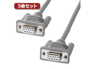 サンワサプライ 【5個仕掛ける】 サンワサプライ RS-232C有線テレビ(インタリンク・クロス・2m) KRS-L09-2KX5