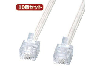 サンワサプライ 【10個書き割り】 サンワサプライ エコロジー電話を掛ける有線テレビ 電話機-E4-5N2 電話機-E4-5N2X10