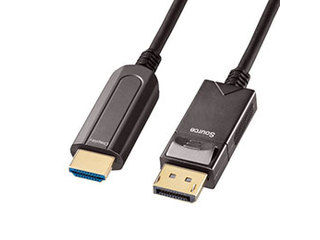 SANWA SUPPLY サンワサプライ サンワサプライ DisplayPort-HDMI変換光ファイバーケーブル　10m KC-DPHDFB100｜ムラウチ 22,165円