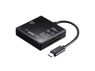 サンワサプライ 【5個セット】 サンワサプライ USB3.1 Type-C マルチカードリーダー ADR-3TCML40BKNX5｜ムラウチ