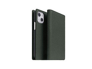 abbi SIGNATURE abbi SIGNATURE VINTAGE イタリアンレザーダイアリーケース for iPhone 14 グリーン 手帳型 ABS24049i14GR