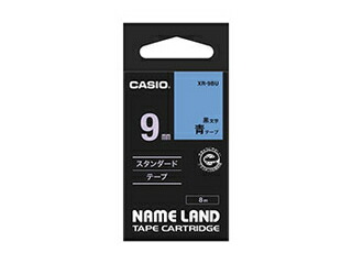 カシオ計算機 【5個セット】 カシオ計算機 ネームランドテープ9mm 青 XR-9BUX5