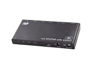 ラトックシステム ラトックシステム 4K60サイクル/落ち込む規模相応う 外の方音吐最終生産物付 HDMI分かち合う器(1インプット2最終生産物) RS-HDSP2PA-4K