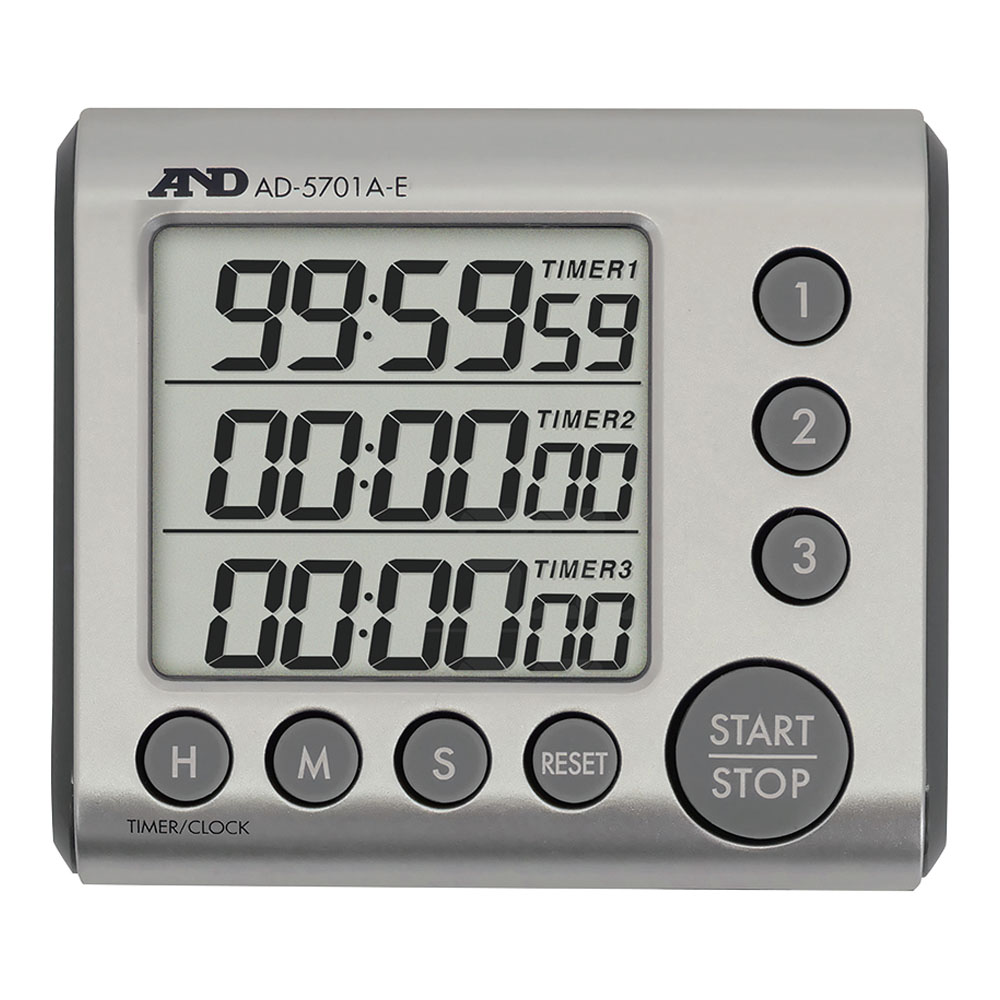 A&D エー・アンド・デイ A&D 3チャンネル100時間タイマー AD-5701A-E画像