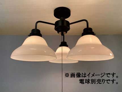 後藤照明 GLF-3541BKX　ベルリヤ・3灯用CL型BK（電球なし）