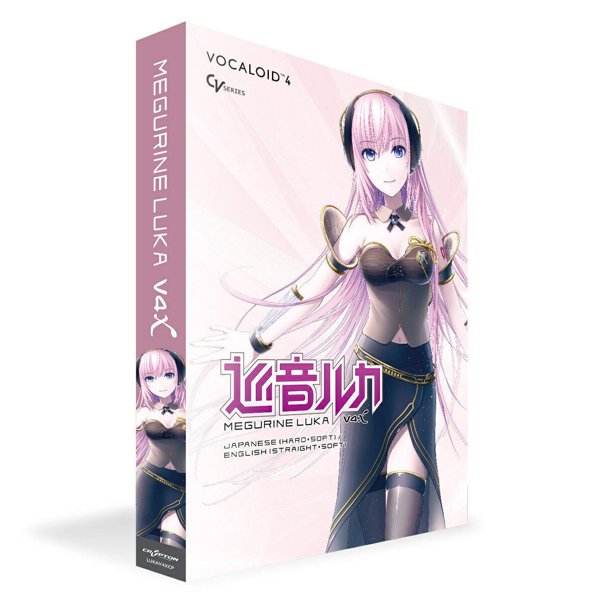 クリプトンフューチャーメディア VOCALOID 3 歌声合成ソフトウェア 巡音ルカ V4X LUKAV4XCP|ムラウチ