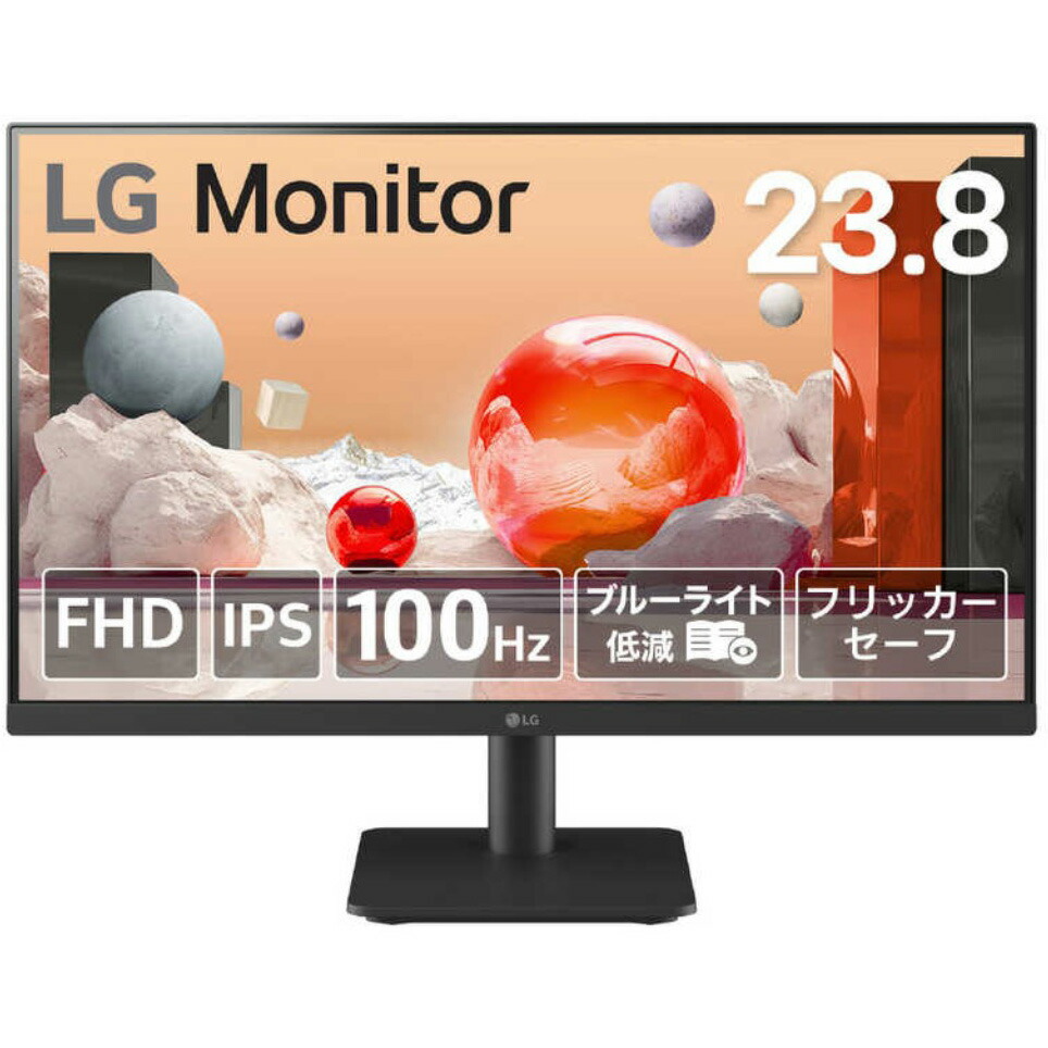 楽天市場】LG Electronics Japan [24MS570B-B] 23.8インチ 液晶