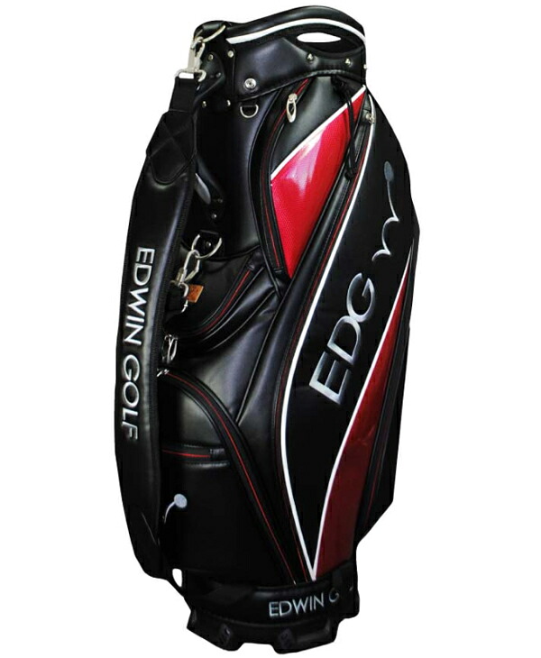 LEZAX/レザックス EDWIN GOLF 9.5型キャディバッグ 【ブラック】 EDCB-3477|ムラウチ