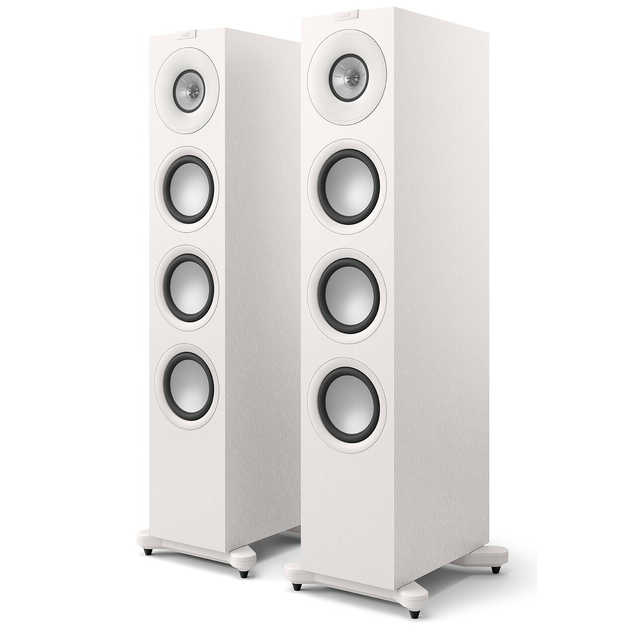 ※メーカー在庫僅少 KEF JAPAN Q11 Meta Satin White(サテンホワイト)3ウェイ・フロアスタンド型スピーカー (ペア) 【沖縄・その他の離島は配送できません】 【配送時間指定不可】【当店のKEF製品は国内正規代理店品です】｜ムラウチ