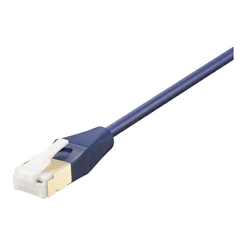 BUFFALO バッファロー ツメ折れないCat8 LANケーブルスリム 5m ブルー BL8TS50BL