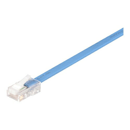 BUFFALO バッファロー ツメの折れないLANケーブル Cat5e フラット50m ブルー BL5EF500BL