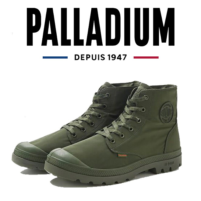 パラディウム PALLADIUM 【ユニセックス】パンパ パドル ライトプラス ウォータープルーフD 【カーキ】 76357 防水仕様