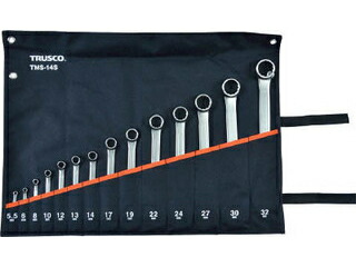 TRUSCO/トラスコ中山 コンビネーションスパナ(スタンダード) セット (14本組) TMS-14S