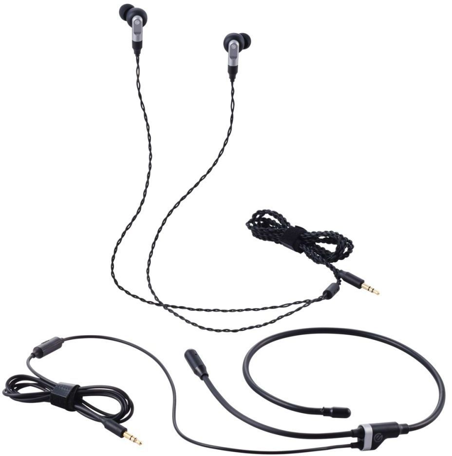 ELECOM エレコム ゲーミングイヤホン/V custom/有線/3極3.5径/リケーブル可/黒いこと HS-VE300MBK