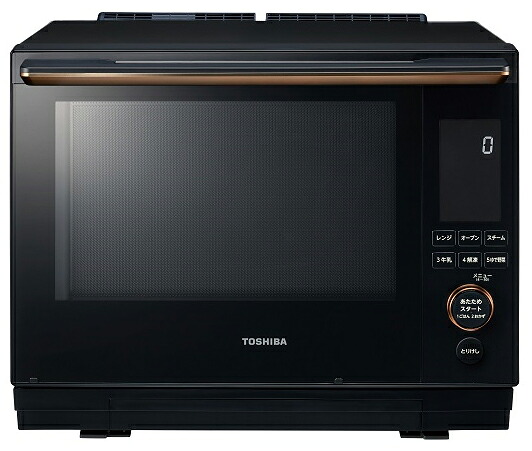 TOSHIBA 東芝 ER-D5000A-K(グランブラック)　過熱水蒸気オーブンレンジ 30L