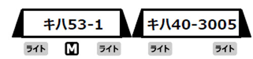 MICRO ACE マイクロエース キハ40＋キハ53-0番代 津山ワンマンカー塗装 ２両セット A8618