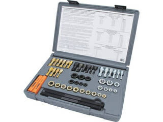 A&Eツールズ LANG TOOLS ねじ山修正工具セット 48点 タップ・ダイスセット インチ・ミリ対応 971