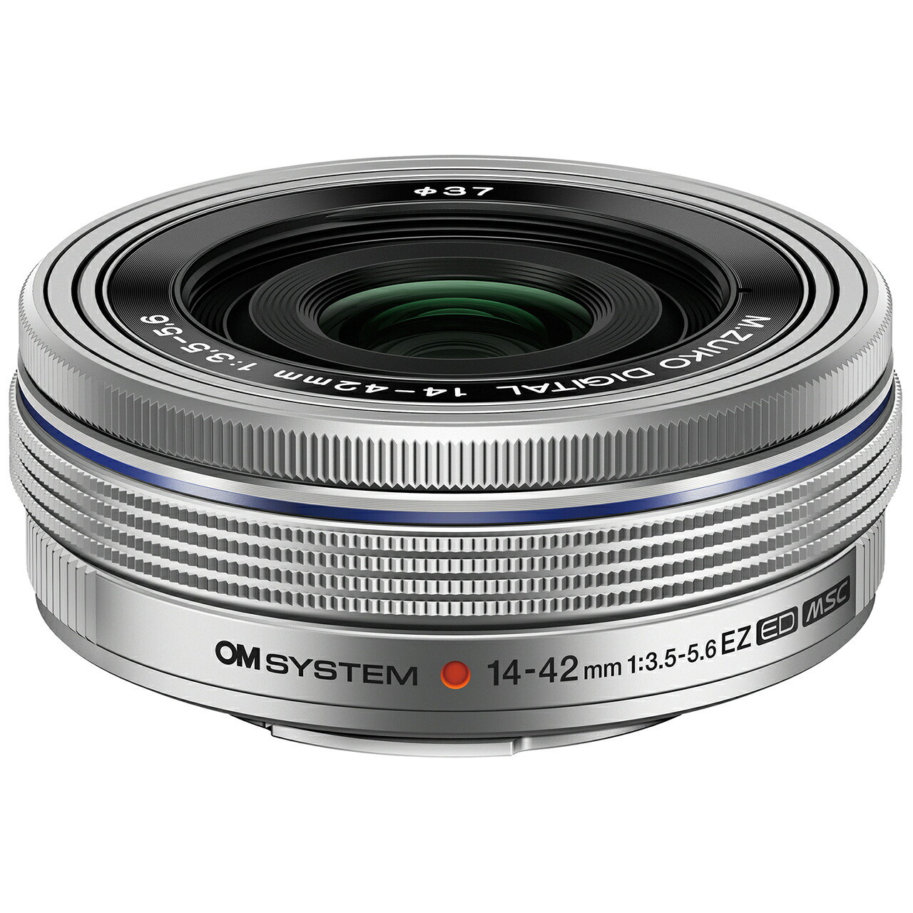 OM SYSTEM オーエムシステム M.ZUIKO DIGITAL ED 14-42mm F3.5-5.6 EZ シルバー 電動式パンケーキズームレンズ 28-84mm相当（35mm判換算） 24,505円