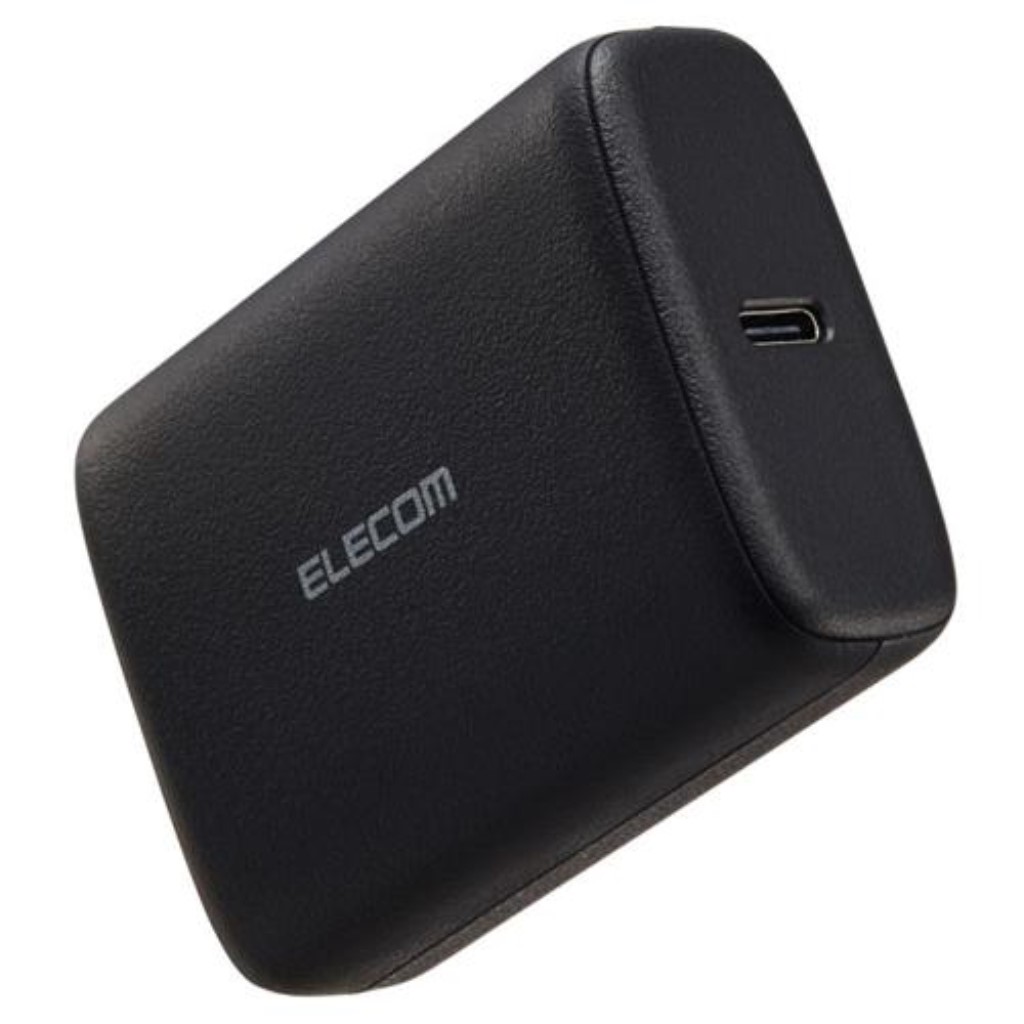 ELECOM エレコム DE-C70L-10000BK モバイルバッテリー/リチウムイオン電池/USB PD/30W/10000mAh/USB Type-C入出力x2/ブラッ