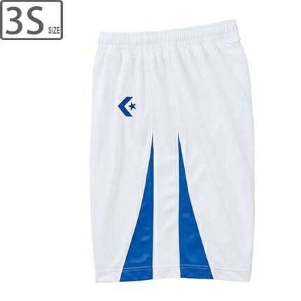 CONVERSE コンバース 【メンズ】ゲームパンツ【ホワイト/Rブルー】【3Sサイズ】CB251801-1125 吸汗 速乾 日本製