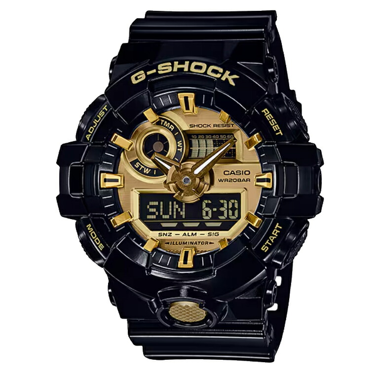 CASIO カシオ Gショック GA700シリーズ GA-710GB-1AJF G-SHOCK GA-700 SERIES casio1702 【正規販売店】