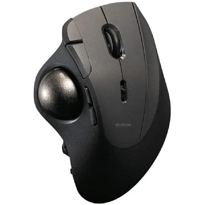 ELECOM エレコム おや指トラックボール二十日鼠 ISTPRO 有線・2.4GHz無線電話・Bluetooth 10名取り草 M-IPT10MRSBK