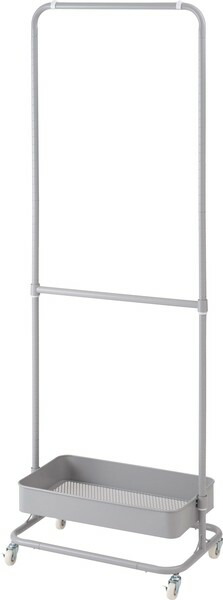東谷 ROOM ESSENCE ハンガーワゴン グレー LFS-51GY 同梱注文不可 カード払い限定 沖縄・北海道・離島お届け並びに時間指定不可