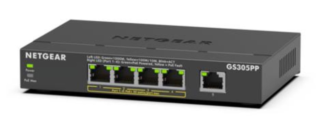 NETGAER ネットギア・インターナショナル GS305PP-300JPS GS305PP PoE+対応ギガビット5ポート アンマネージスイッチ