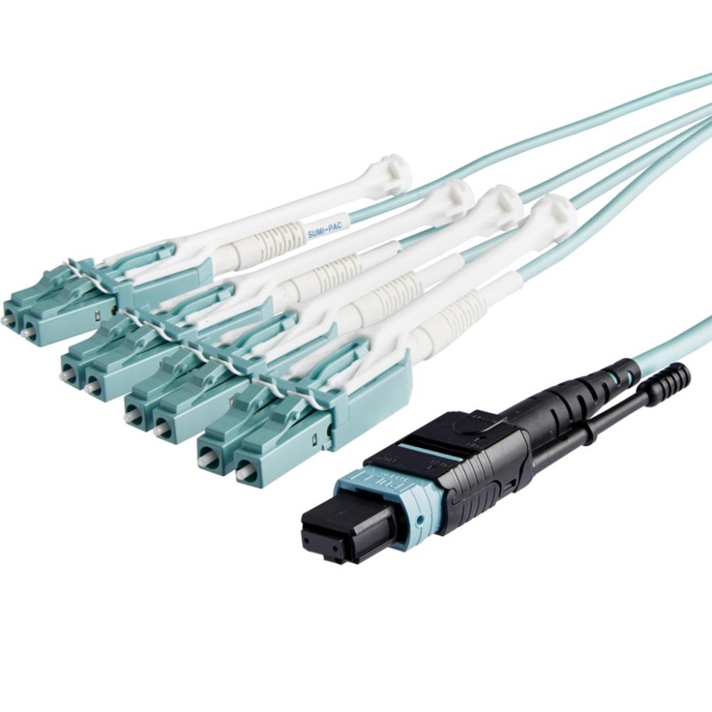 StarTech.com MPO8LCPL3M 光ファイバーケーブル/OM3 マルチモード/3m/MTP/PC-4x LC/PC/50/125/8芯/デュプレックス/40Gb 6,825円