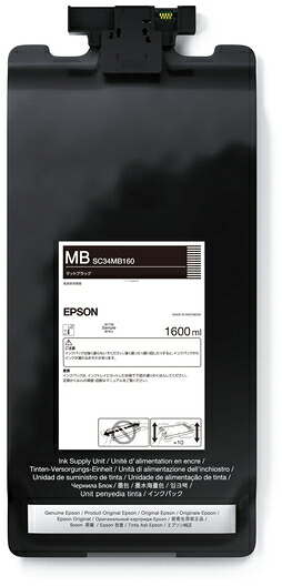 EPSON エプソン SureColor用 インクパック/1600ml(マットブラック) SC34MB160|ムラウチ