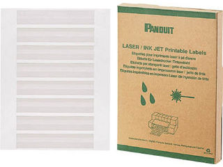 Panduit パンドウイットコーポレーション レーザープリンタ用回転ラベル 白 (2500本入) R100X125X1J
