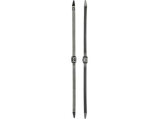 Panduit パンドウイットコーポレーション ダブルクランプ結束バンド 耐候性黒 長さ:333mm 幅:12.7mm 100本入り PLDC1.5EH-C350