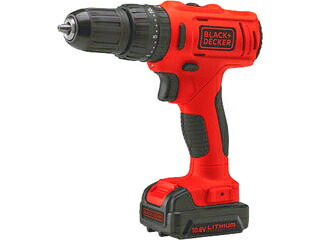 BLACK&DECKER ブラック＆デッカー 10.8Vコードレス振動ドリルドライバー BDH12-JP