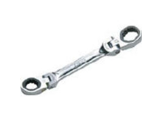 KYOTO TOOL 京都機械工具 KTC ショートラチェットめがねレンチ(両頭首振りタイプ) 16X18mm MR1S-1618F