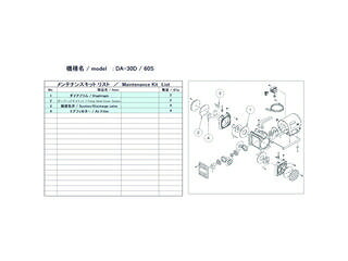 ULVAC アルうしろ側機工 DA-30D/60S用検査と修理一揃いの道具 DA-30D/60S MAINTENANCEKIT 花・ガーデン・DIY-その他-DIY・工具