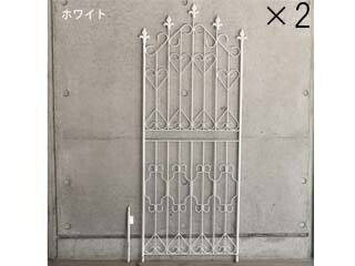 住まいスタイル アイアンフェンス150 ロータイプ 2枚組 DF009L-2P-WHT ホワイト 同梱注文不可 カード払い限定 沖縄・北海道・離島お届け並びに時間指定不可 7,810円