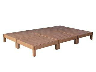 定住所表現スタイル 人工木白木甲板 ecofeel エコフィール 6台 PWDE-6P-LBR 点火装置赤銅色 同梱申し付ける不可 歌留多払い押さえる 沖縄・北海道・離島お届け並びに第四次元任ずる不可