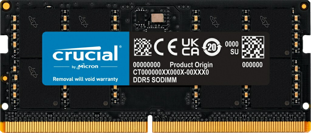 楽天市場】【メーカー保証付き】 Crucial 64GB Kit(2x32GB)DDR5-5600