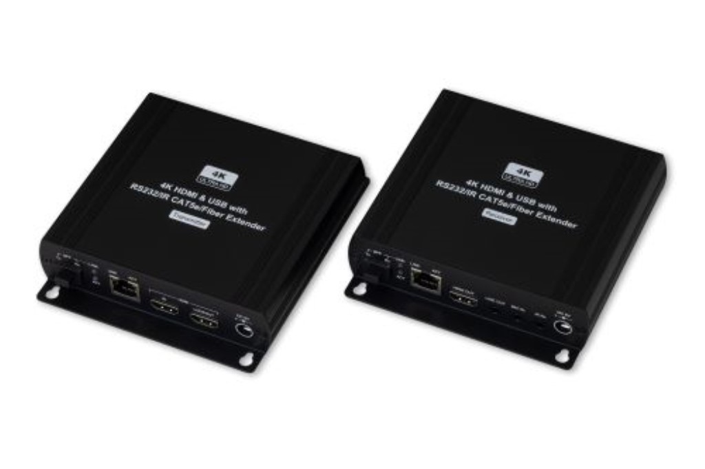 ラウンド KVMエクステンダー(HDMI/USB、4K相応う) HKM01TR