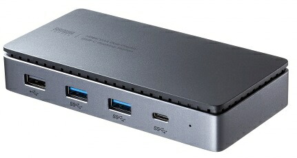 SANWA SUPPLY サンワサプライ USB Type-Cドッキングステーション(HDMI/VGA・2画面出力対応) USB-CVDK19|ムラウチ