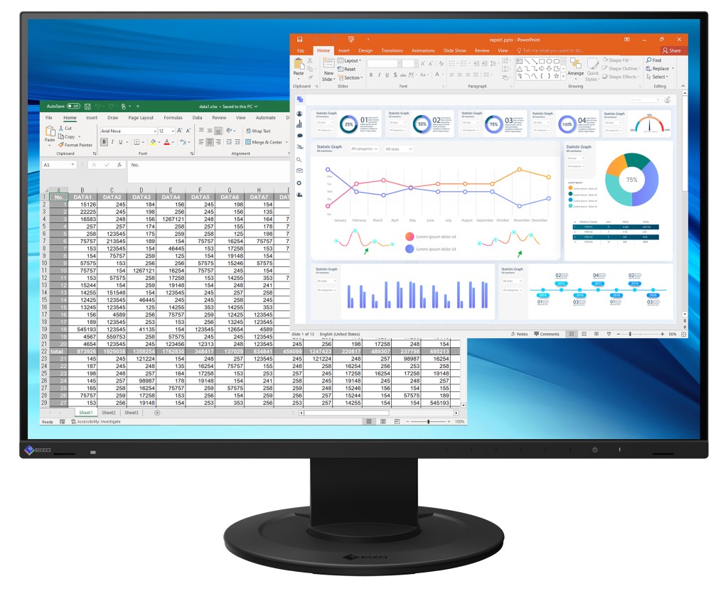 EIZO WUXGA対応 FlexScan 24.1型カラー液晶モニター(DP、HDMI、DVI-D、D-Sub 15ピン/ブラック） EV2410R-BK｜ムラウチ