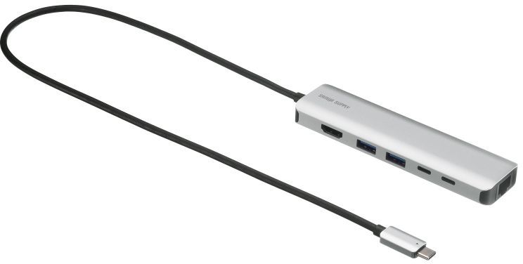 SANWA SUPPLY サンワサプライ ドッキングステーション USB-C HDMI 8K/60Hz 4K/120Hz PD85W 5Gbps USB-Cx3/USB Ax2 LAN 電源付 USB-DKM9S｜ムラウチ