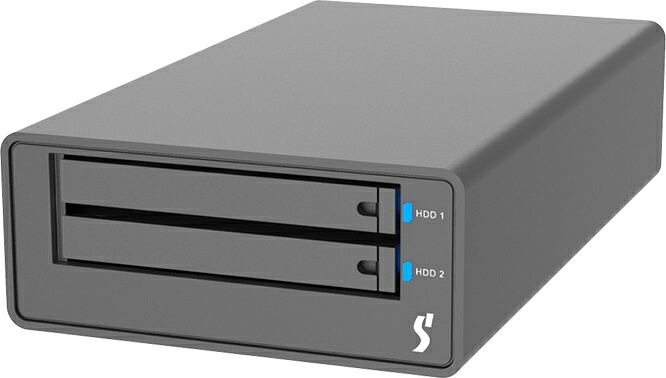 RAIDON TECHNOLOGY 2Bay USB3.2 Type-C 外付ストレージ(ブラック) MR2-B31-B｜ムラウチ