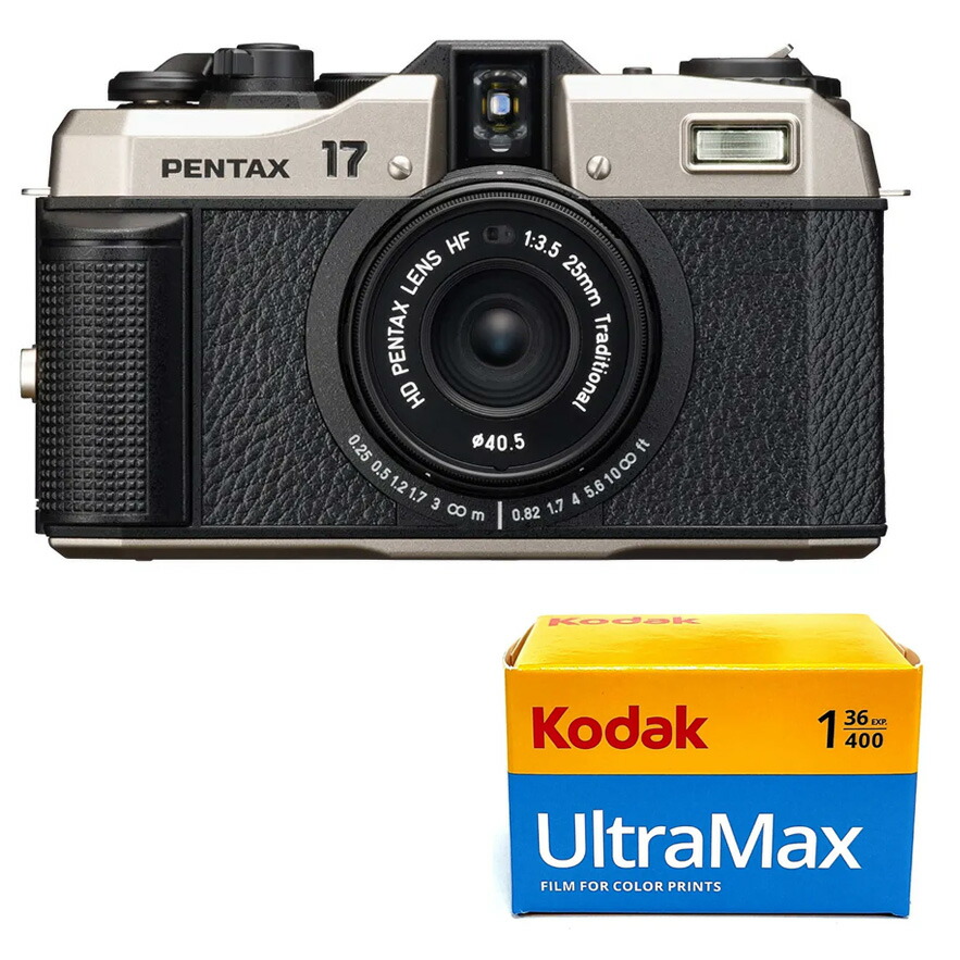 楽天市場】PENTAX 17 ダークシルバー (フィルムカメラ