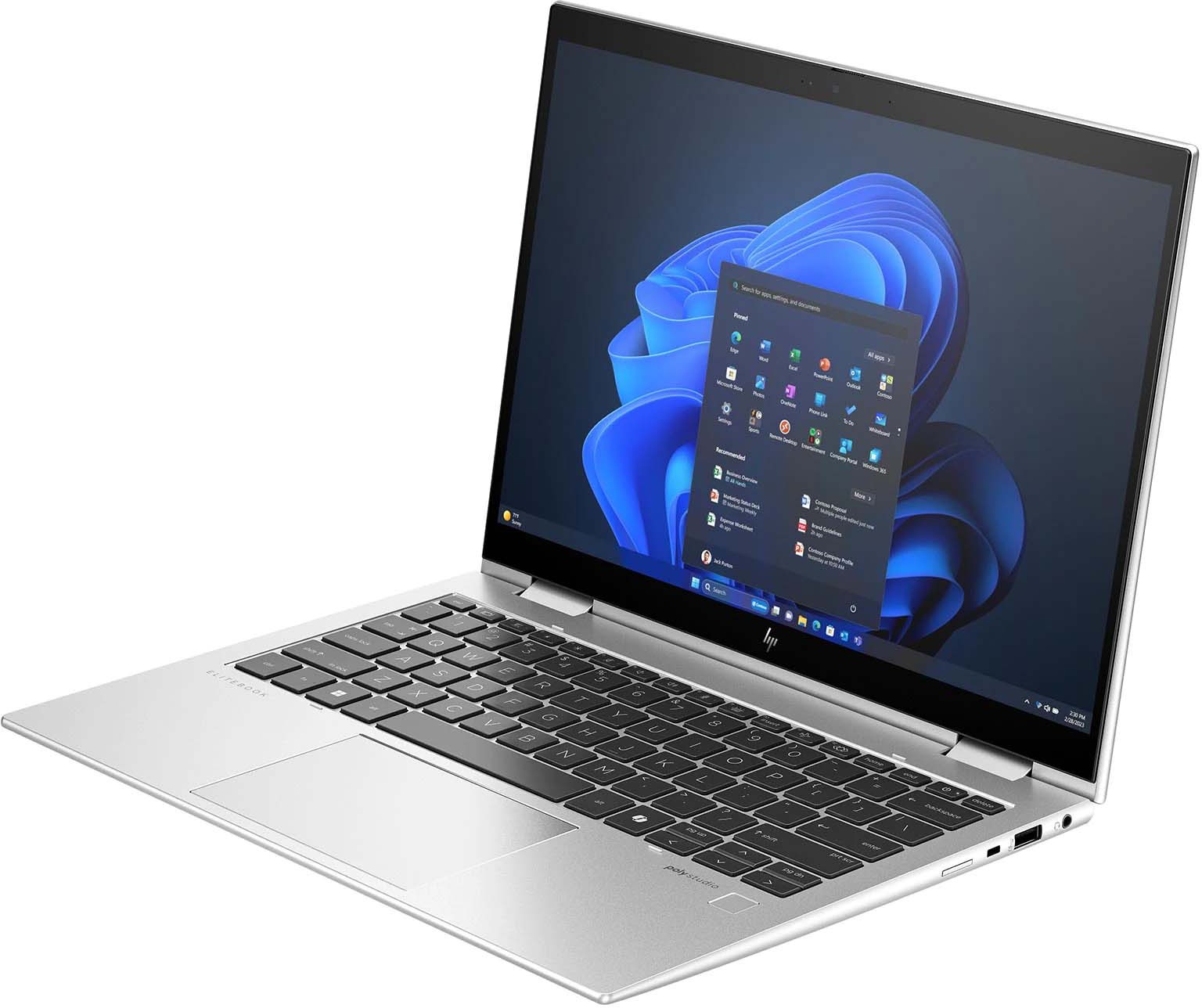 HP エイチピー 13.3型ノートPC HP Elite x360 830 G11(Ultra 5/16GBメモリ/256GB SSD/Win11Pro/Officeなし) 9A6M9AV-AAAI｜ムラウチ