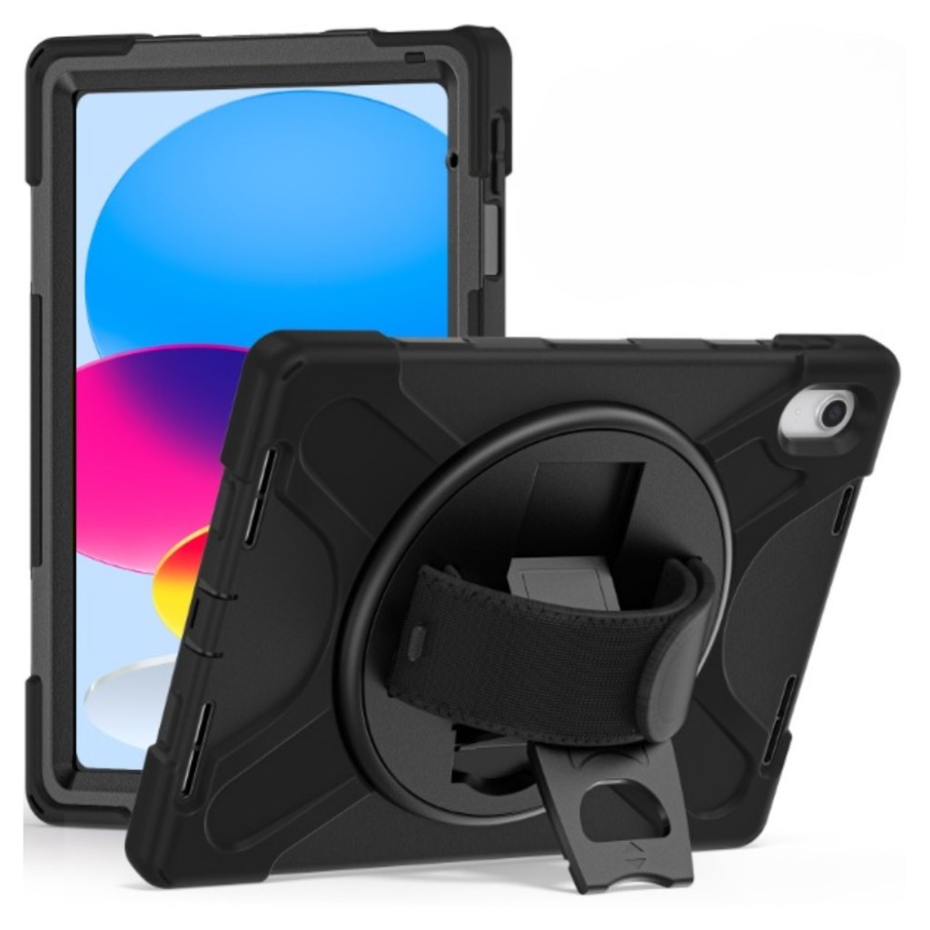 ブルー TBC-IP10BL04S iPad 第10世代/A16用 耐衝撃シリコンケース