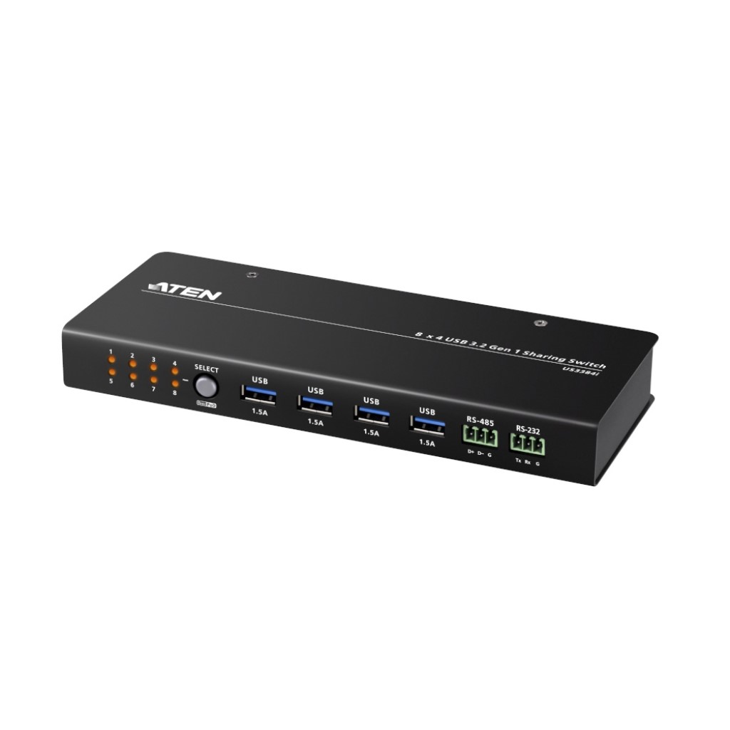 ATEN エーテン 8x4ポート USB3.2 Gen1 業務用デバイス共有器(4入力) US3384I/ATEN