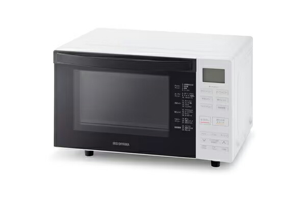 IRIS OHYAMA アイリスオーヤマ レンジ おすすめ オーブンレンジ 18L フラットテーブル ヘルツフリータイプ MO-F1810-W